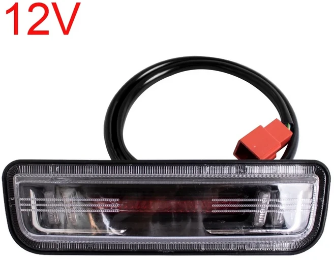 시티코코 전동 스쿠터용 12V 48V 60V 테일 라이트 후미 LED 방향지시등 교체 부품 브레이크, 02 12V