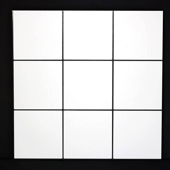 현대 접착식 메탈타일 스텐타일 알루미늄타일 주방데코타일 주방리폼타일, 1개, 화이트타일10cm(HMT99320)