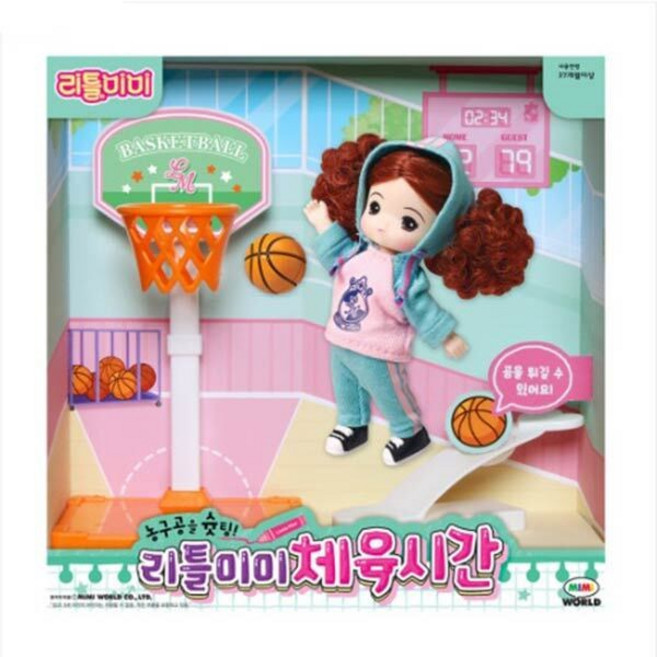 미미월드 농구공을 슛팅 리틀미미 체육시간, 단품, 1개