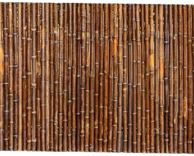 대나무 울타리 정원 전원주택 장대 중간 경계 테라스 야외, 탄화 대나무 높이 1m 길이 1m