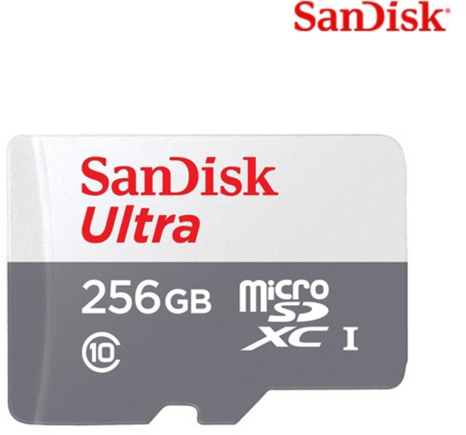 (SanDisk) ULTRA ((스마트폰&태블릿전용) MicroSDXC 256GB (SDSQUNR-256G-GN3MN)