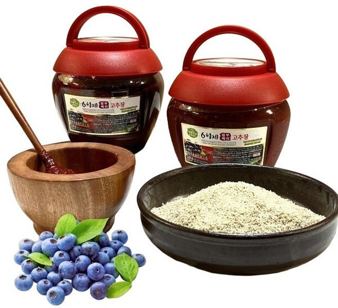 인간극장 신안 군 6형제 안매운 순창 고추장 저염 덜매운 마약 고추장 함초발효소금 2.2kg 맛있게 안매워요, 1개