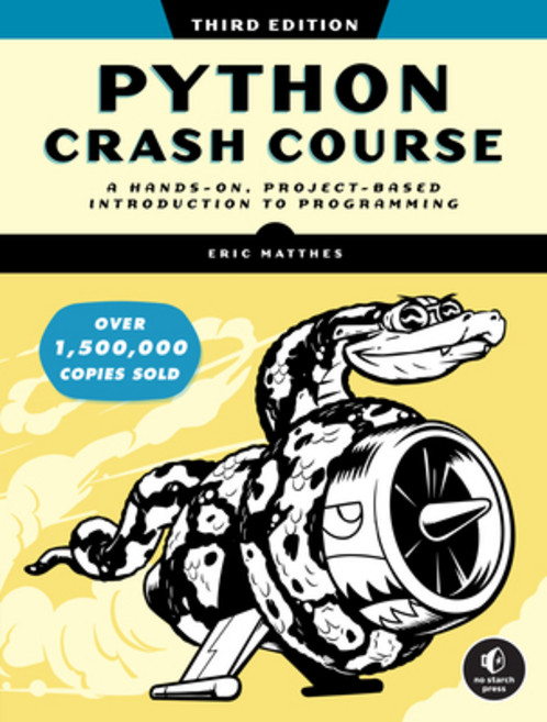 (영문도서) Python Crash Course 3rd Edition Paperback, No Starch Press, English, 9781718502703