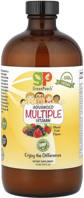 GreenPeach 어드밴스드 종합 비타민 혼합 과일 473ml(16fl oz), GreenPeach어드밴스드종합비타민혼합과일473ml1, 1개, 473ml - 쿠팡