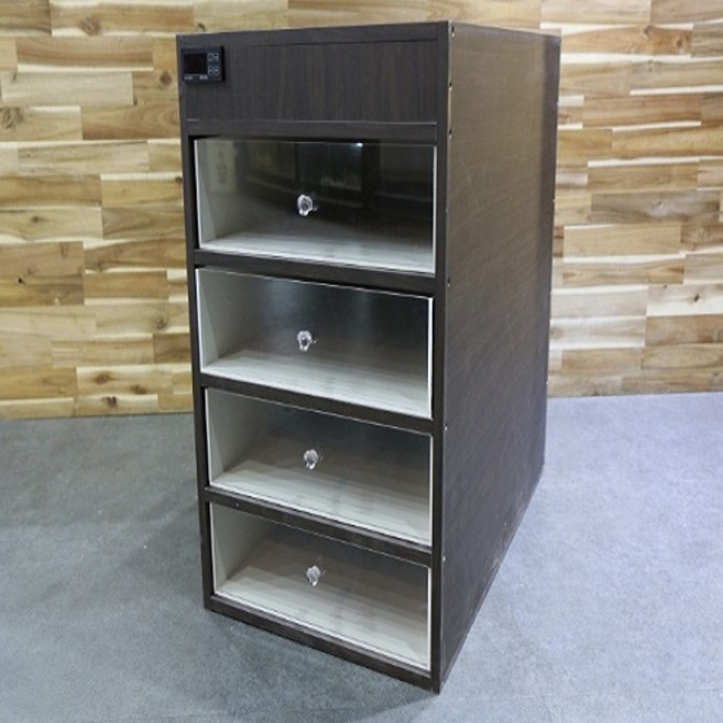 뉴런 ALL NEW 언더베드 렉사육장, 4팩, 월넛(짙은나무색)