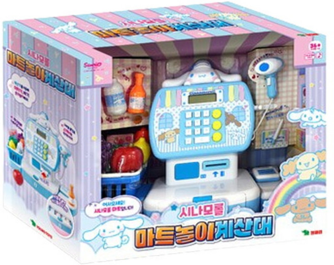 영실업 산리오 시나모롤 마트놀이 계산대, 1개, 단품