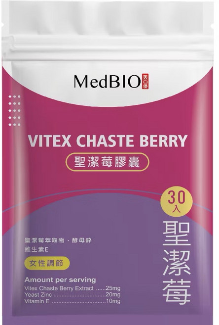美百優 聖潔莓 膠囊, 1個, 30顆