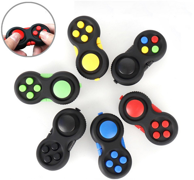 레인보우 피젯 패드 큐브 토이 푸쉬팝 팝잇 손 장난감, 4색 sc186, 1개