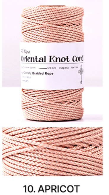 2.0mm 70m 전통매듭실 꼰세사 매듭끈 매듭팔찌 전통공예, 1개, No.10