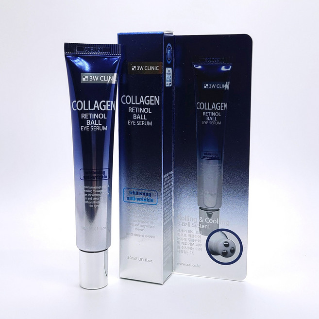 3W클리닉 콜라겐 레티놀 볼 아이세럼, 30ml, 1개