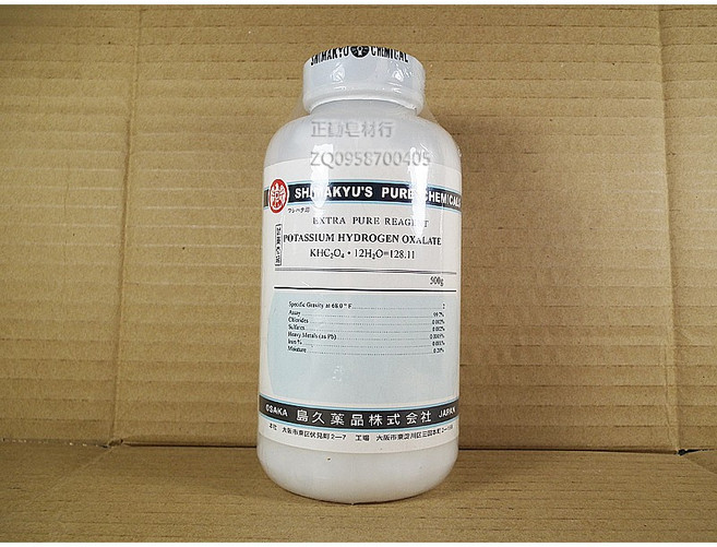 島久化學 試藥級 草酸氫鉀 500克, 1個