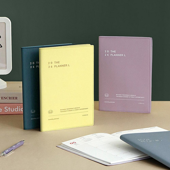 2026 더 플래너 L 먼슬리 다이어리 스케줄러, 02 라벤더, 1개