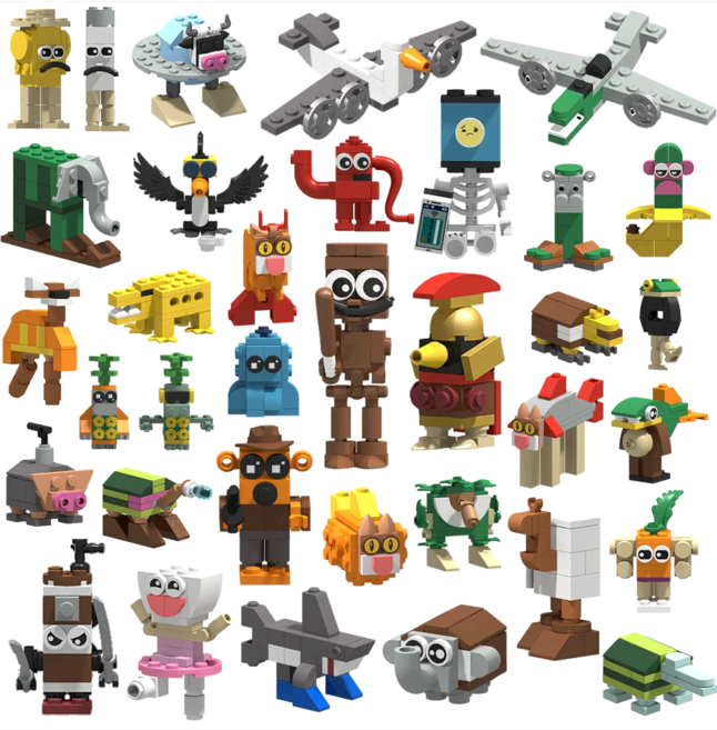 이탈리안 브레인롯 블록 전체 캐릭터 35종 풀세트, 1개