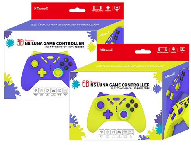 (GAMMAC) 겜맥 루나 게임 컨트롤러, 블루, 블루, 1개