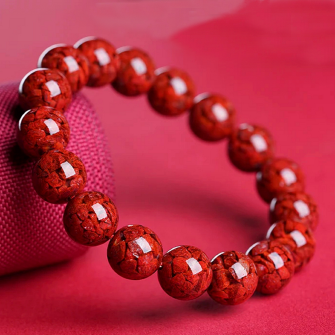 오지끄 O.JIK 복 삼재 경면주사 99 불교 재물운 소원성취 염주팔찌