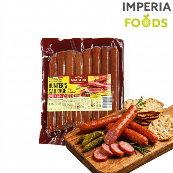 마에스트로 MAESTRO 헌터 소시지 HUNTER SAUSAGE, 240g, 1개