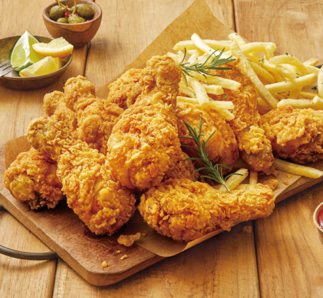 [델리퀸] 국내산 닭다리 바삭한 후라이드, 1개, 1kg