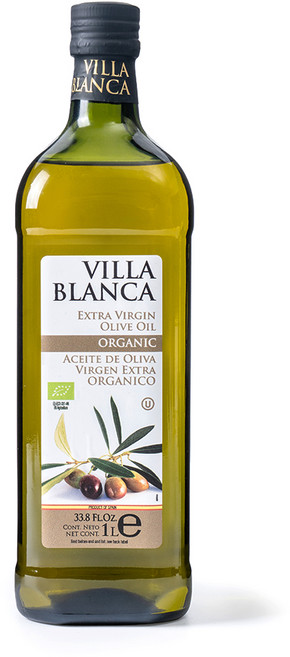 빌라블랑카 유기농 오가닉 스페인산 엑스트라버진 올리브오일, 1개, 1L