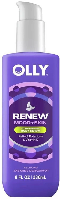 올리 리뉴 무드 스킨 레티놀 보태니컬 비타민D 함유 바디세럼 OLLY Renew Mood+skin Bodywash, 1개, 236ml - 쿠팡