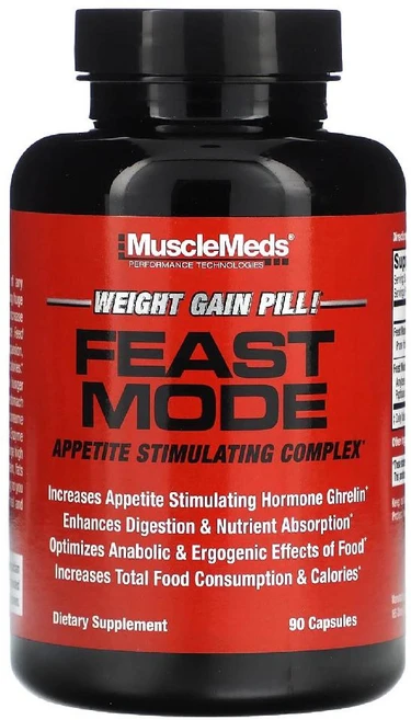 머슬메즈 Feast Mode 식욕 자극 복합체 캡슐 90정, MME00589, 1개 - 쿠팡