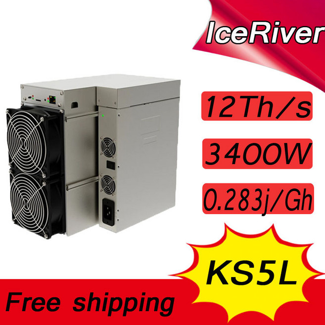 ICERIVER KAS 채굴 기계 KS5L 12T 3400W, [01] KS5L 12Th, 1개