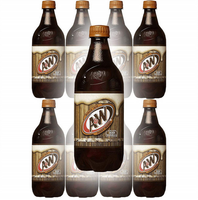 A&W 숙성 바닐라 루트 비어 591ml 8개 Root Beer