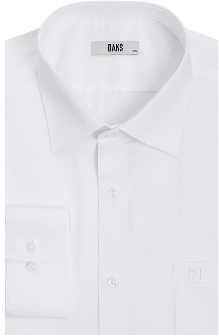 닥스 DAKS (더블사은)닥스 노케어 텐셀혼방 기본무지 일반핏 화이트셔츠 DLP3SHDL103A1 357444