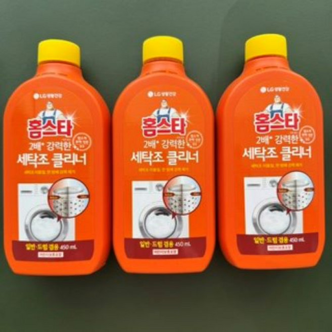 홈스타 2배 강력한 세탁조 클리너, 450ml, 24개