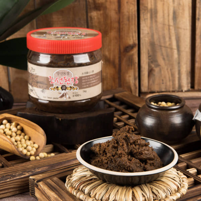 [우체국쇼핑] 어머니 손맛! 호탄조선된장 국산콩 100% 3년 숙성 전통된장 1kg, 1개