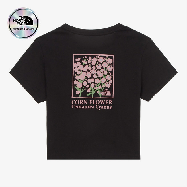 (노스페이스 공식) 여성 플로렛 반팔 티셔츠 NT7UR32D_RBK