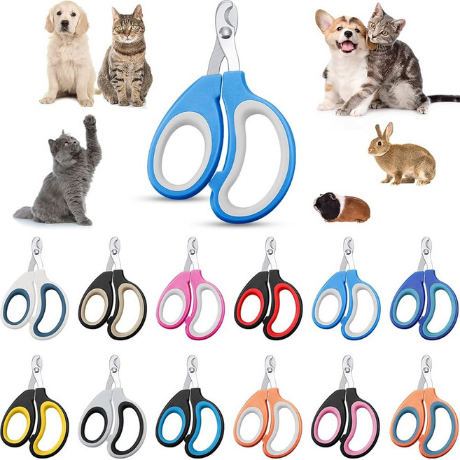 고양이 손톱깎이 24개 벌크 새끼 고양이 발톱 트리머 애완동물 네일 커터 발톱 케어 고양이 사육자 미용사 비영리 단체 및 자선 단체