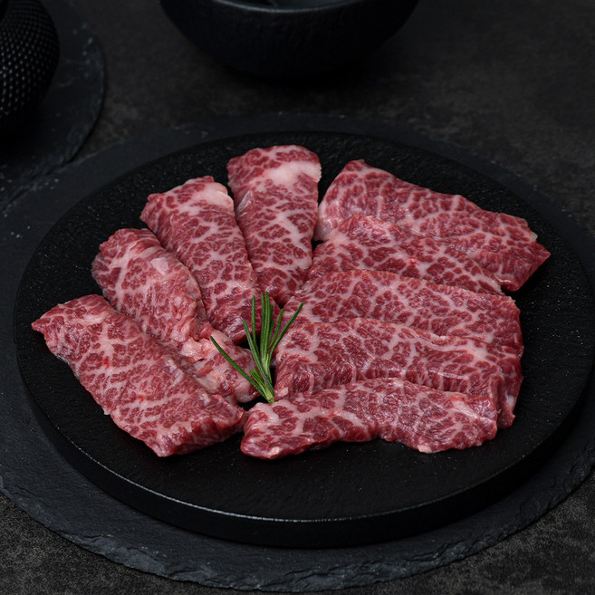 [한우드소] 국내산 친환경 아산 한우 명가 1++살치살 200g, 1개