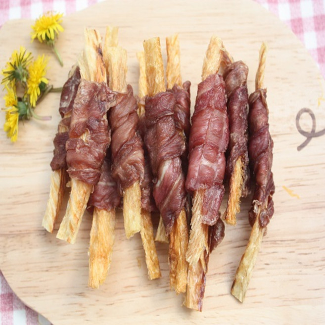 댕댕이냥냥 1+1 강아지 고양이 수제간식, 50g, 2팩, 22. 1+1황태오리말이50g+50g