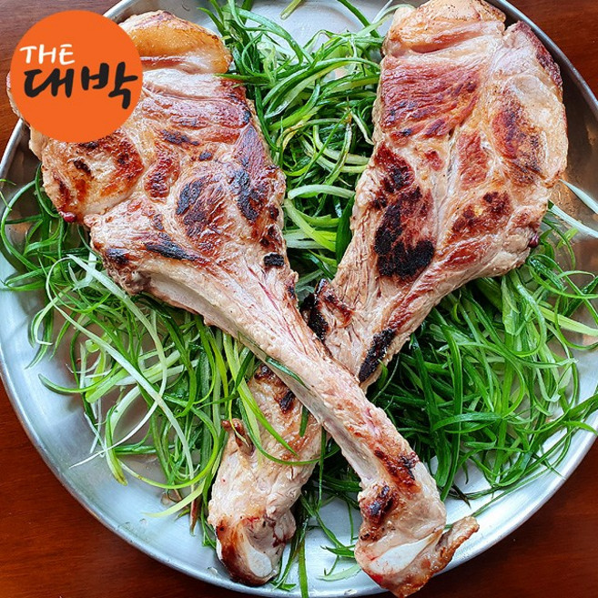 캠핑용 목살 돈마호크 스테이크 600g 토마호크 바베큐, 목살+돈마호크 600g, 1개