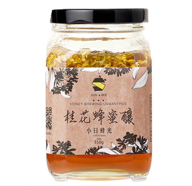 小日蜂光 桂花蜂蜜釀, 350g, 1罐