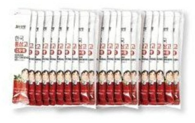 [팜&맛짱]홍삼을간편한 스틱으로 한국 홍삼고13gX30개(알뜰형 비닐포장) 홍삼을 여행 출장 야외활동등 언제 어디서나, 1개, 13g