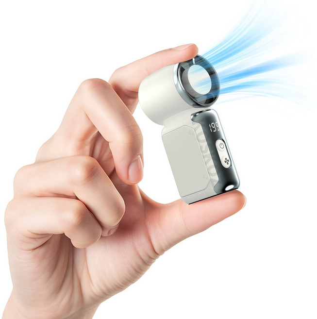 KOSKOZ 초미니 휴대용 선풍기, White, K813