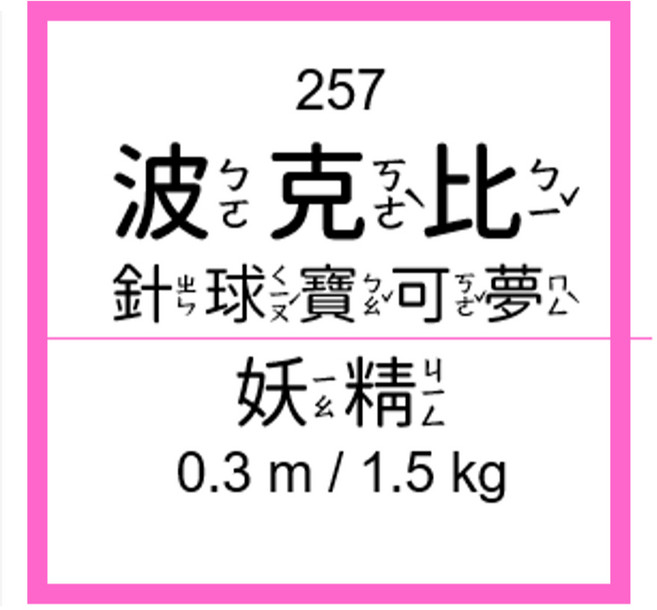 寶可夢圖鑑 伽勒爾圖鑑 注音貼紙DIY 繁中原創正版兒童書籍, 只有注音貼紙，適用伽勒爾圖鑑