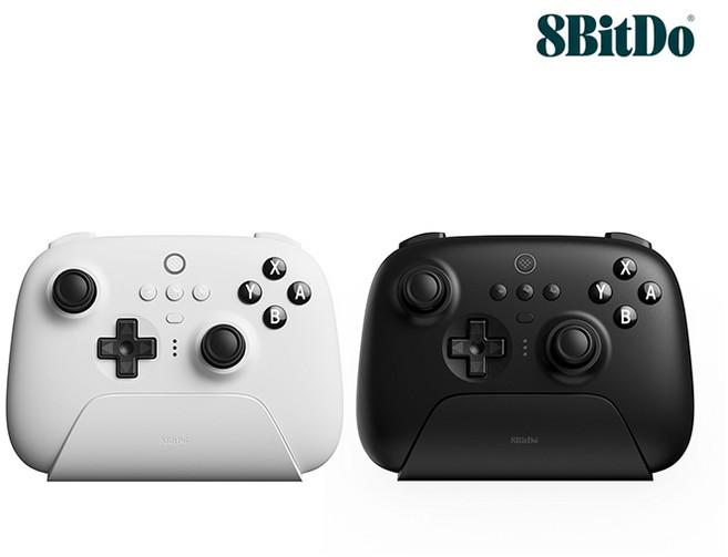 [CTK] 8bitdo Ultimate 얼티밋 컨트롤러 블루투스 조이패드 게임스틱 얼티메이트 NS버전 충전독 포함, 블랙, 1개