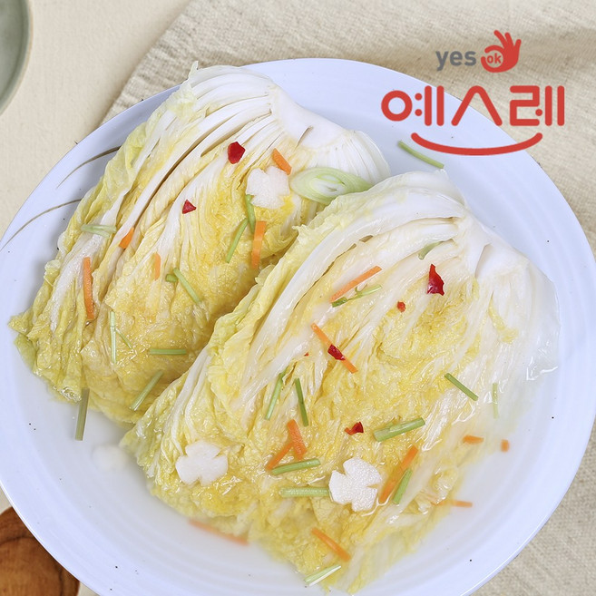 예스레 백김치, 1개, 2kg