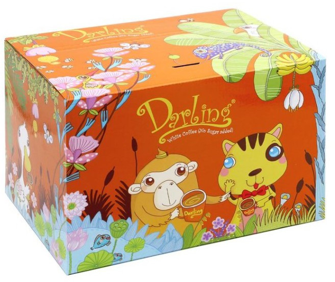 Darling 親愛的二合一白咖啡（不加糖）30克 x 80包, 1個, 一單最多二箱-特價, 30g