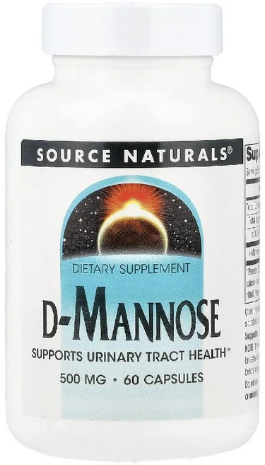 소스내추럴스 만노스 d만노스 D-Mannose 500mg 캡슐 60정 - 쿠팡