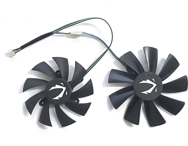 1LOT 100MM 4PIN 87MM GAA8S2U RTX 2070 미니 소형 호환 GPU 팬 ZOTAC GeForce 그래픽 카드 냉각, 02 NO LOGO