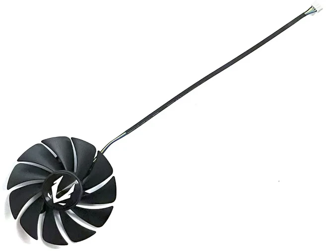 호환 ZOTAC GeForce RTX 3070 Ti AMP Holo 그래픽 카드 냉각 팬용 CF9015H12S 87mm 4PIN GPU 쿨러, 02 1 FAN