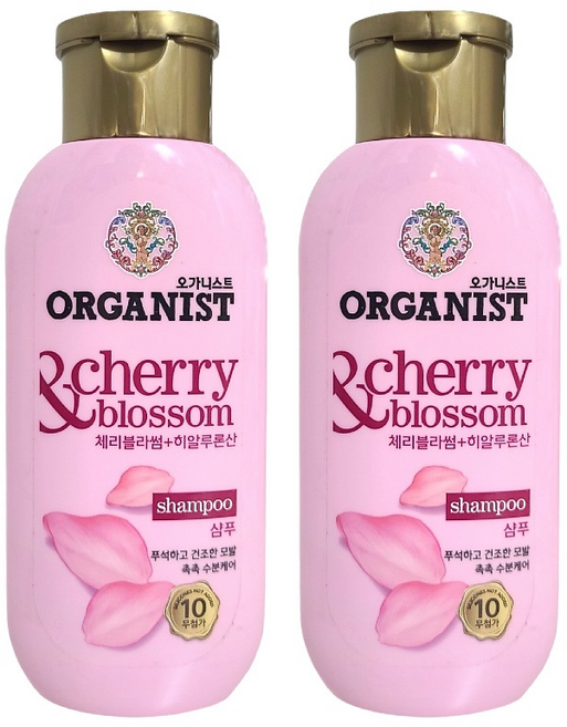 오가니스트 내추럴 체리블라썸 샴푸, 200ml, 2개