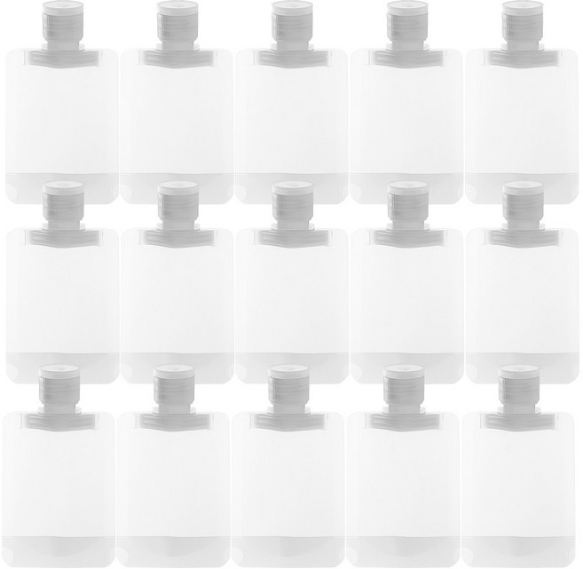 27리빙 여행용 깔끔한 소분 파우치, 50ml, 15개