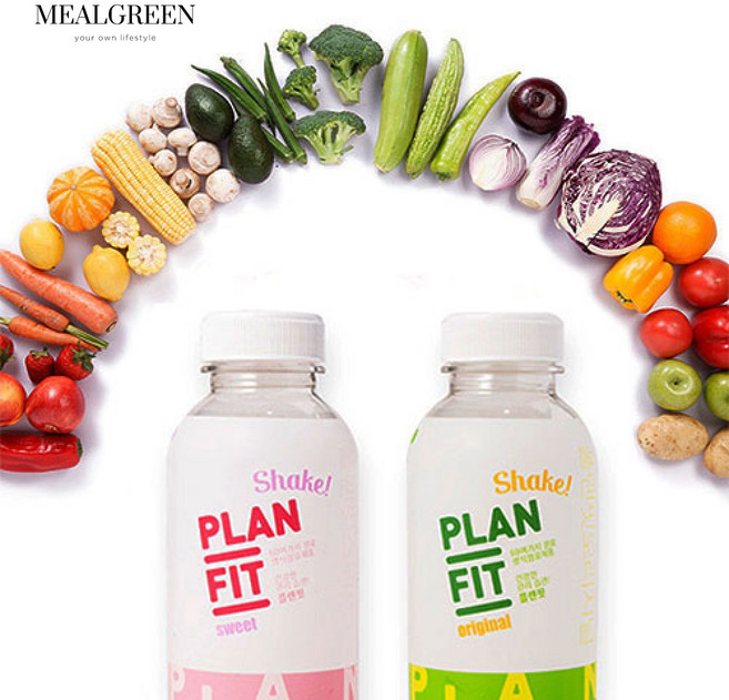 [밀그린] 플랜핏 식사대용 생식 40g 10통, 오리지널 10병, 1개, 400g