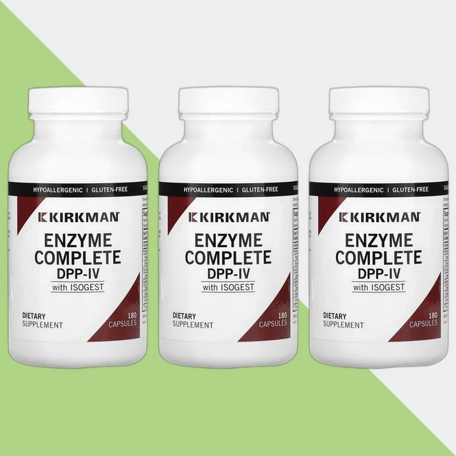 커크맨랩스 효소 컴플리트 엔자임 180캡슐 DPP-IV 3개 - 쿠팡