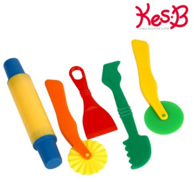 캐스비 클레이툴 5종 세트, 혼합색상, 1세트