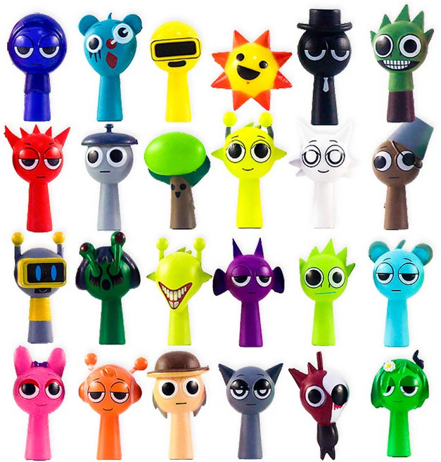 스프런키 Sprunki 24종 피규어 F0314, 1세트